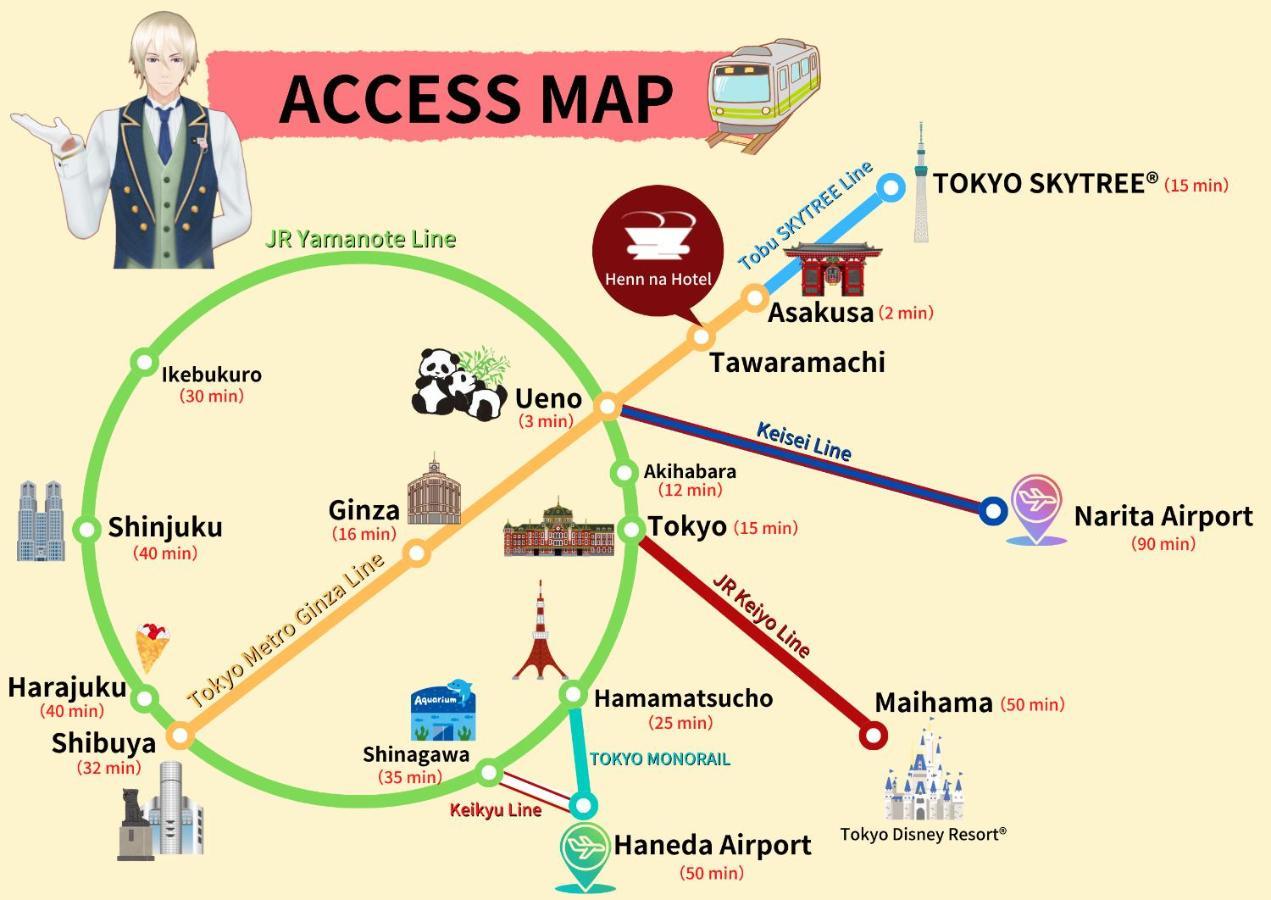Henn Na Asakusa Tawaramachi Tōkyō